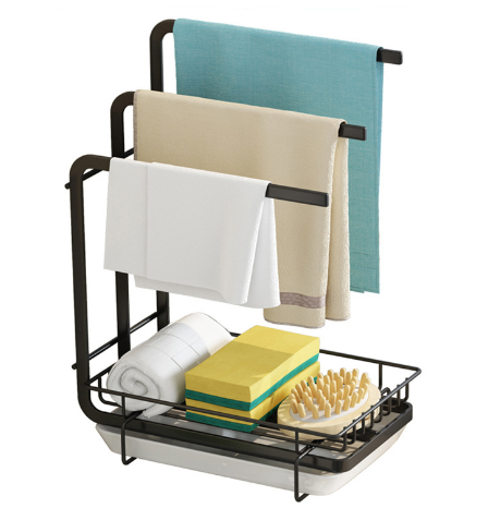 Compact Kitchen Towel Hanging Rack
