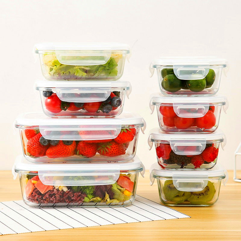 Premium Glass Meal Prep Set with Lids