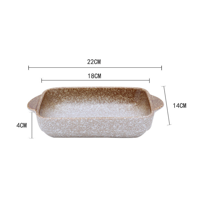 Microwave-Safe Porcelain Baking Bowl