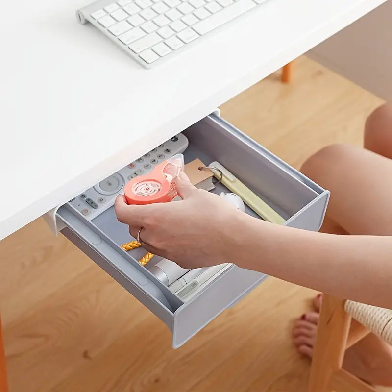 Chic Under-Desk Storage Organizer
