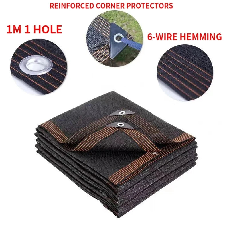 Outdoor Garden Shading Net, Terrace Awnings, Camping Shade Cover Mesh, UV Protection, HDPE Sunscreen Fabric, Shade4x5m ﻿