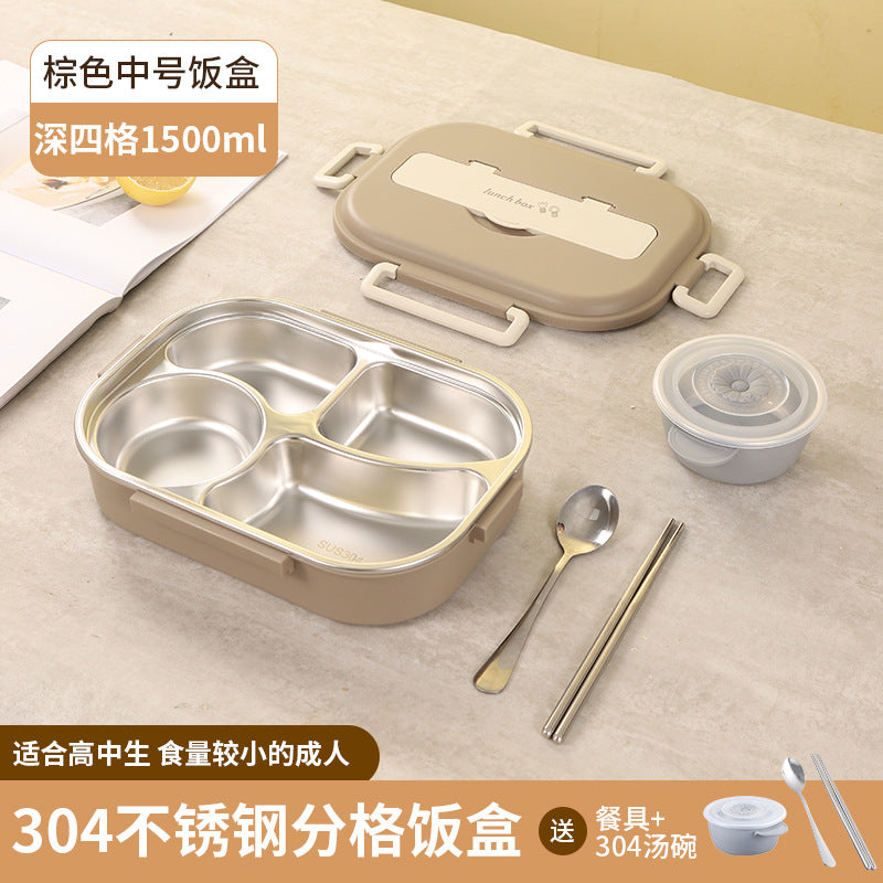 Five-Segment Stainless Steel Lunchbox