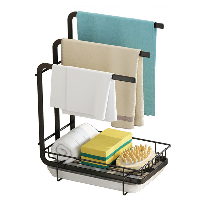 Compact Kitchen Towel Hanging Rack