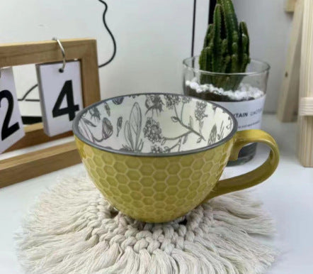 Elegant Large Ceramic Beverage Mug