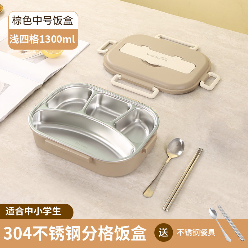 Five-Segment Stainless Steel Lunchbox