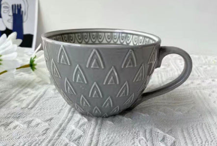 Elegant Large Ceramic Beverage Mug