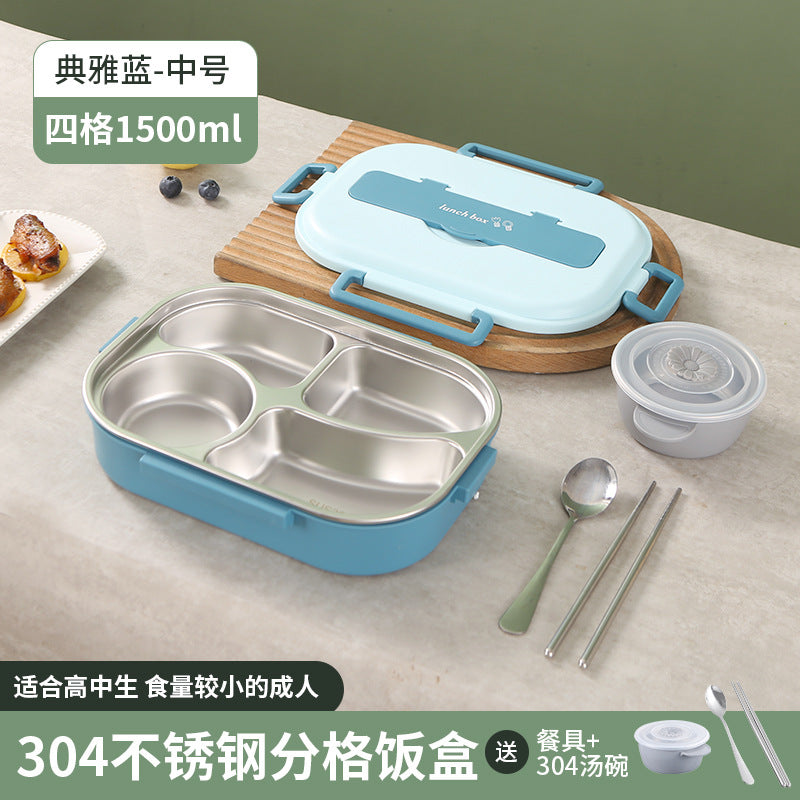 Five-Segment Stainless Steel Lunchbox