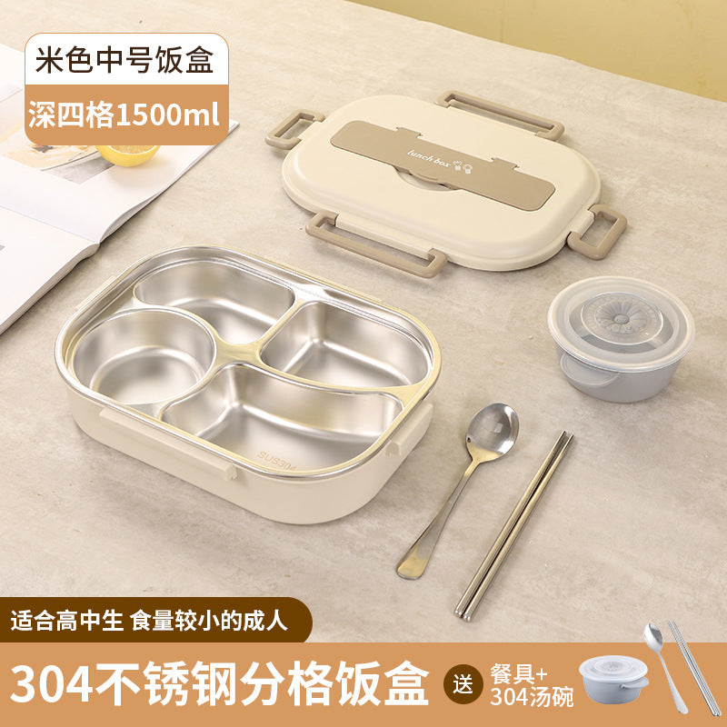 Five-Segment Stainless Steel Lunchbox