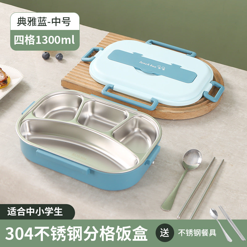 Five-Segment Stainless Steel Lunchbox