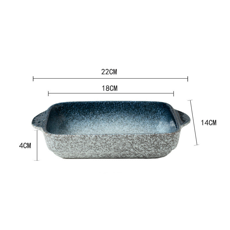 Microwave-Safe Porcelain Baking Bowl