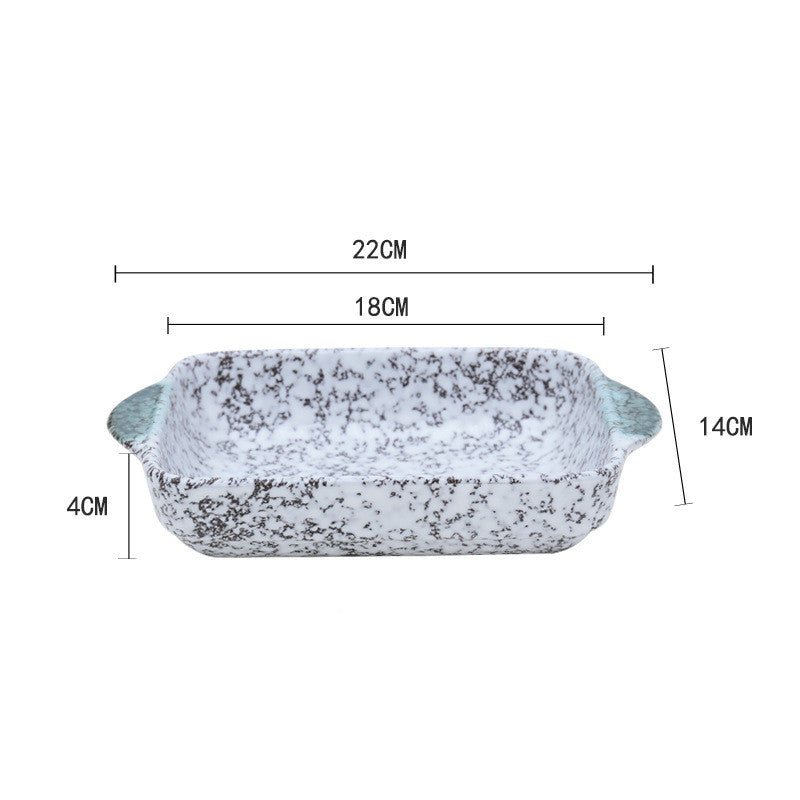 Microwave-Safe Porcelain Baking Bowl