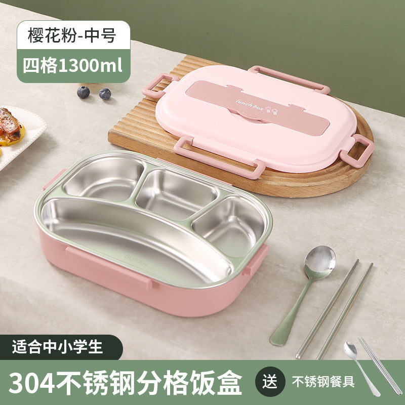 Five-Segment Stainless Steel Lunchbox