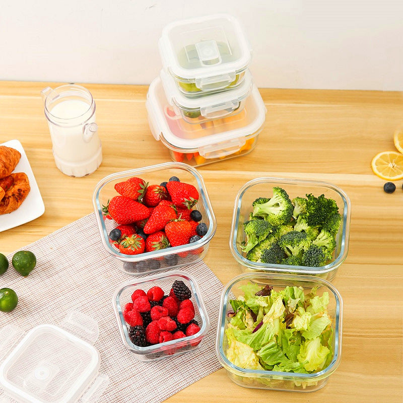 Premium Glass Meal Prep Set with Lids
