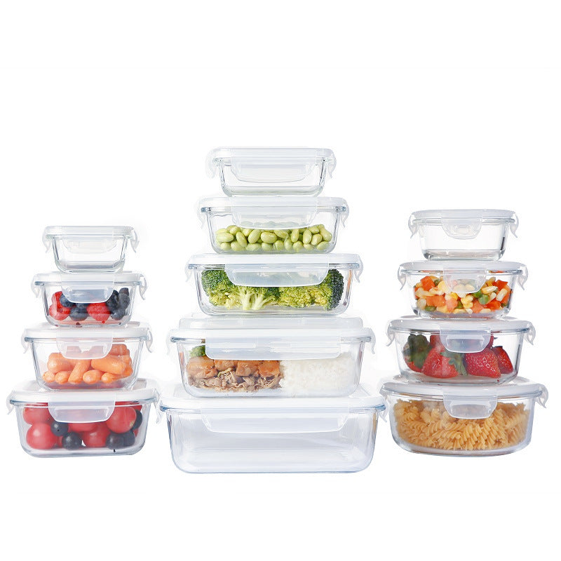 Premium Glass Meal Prep Set with Lids