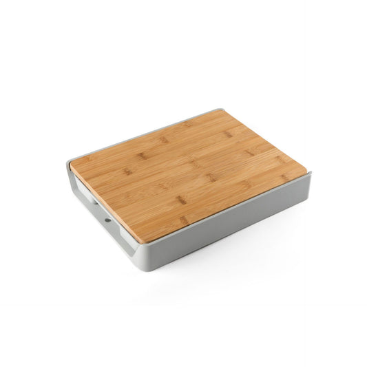 Sleek Storage Cutting Board with Drawer