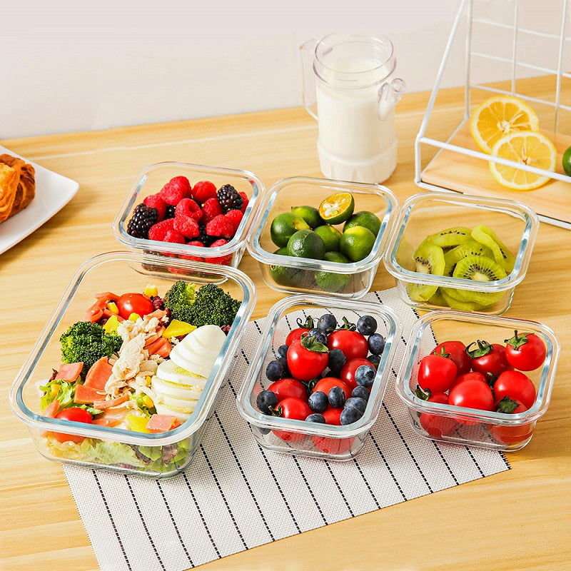 Premium Glass Meal Prep Set with Lids