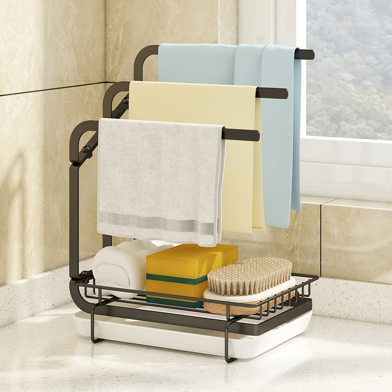 Compact Kitchen Towel Hanging Rack