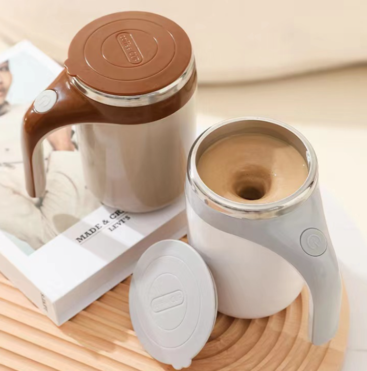 Self-Mixing Travel Coffee Mug