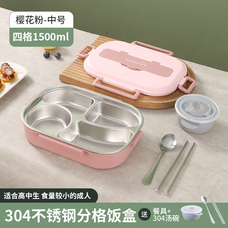 Five-Segment Stainless Steel Lunchbox