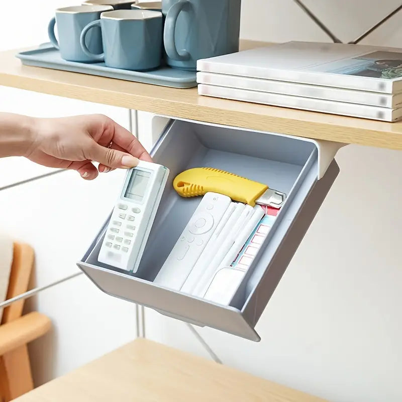 Chic Under-Desk Storage Organizer