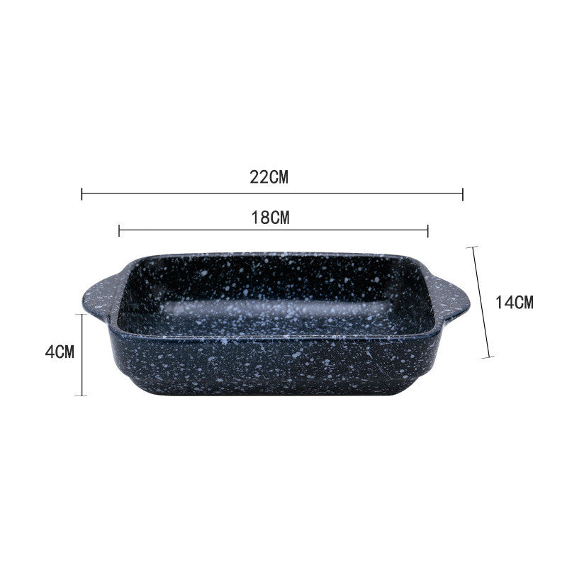 Microwave-Safe Porcelain Baking Bowl