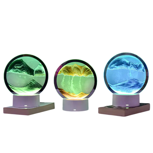 RGB LED Sandscape Table Lamp with Moving Sand Art